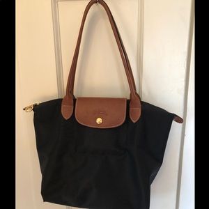 Black Longchamp purse